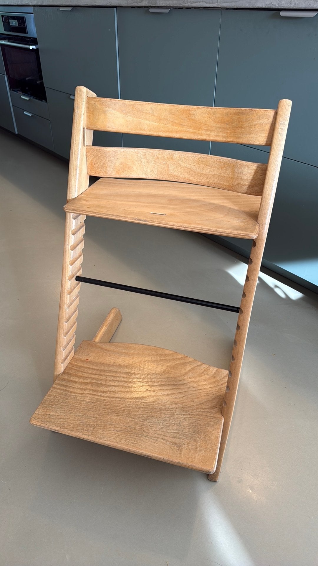 Tripp trapp naturel hout/eik, Kinderen en Baby's, Kinderstoelen, Ophalen, Gebruikt