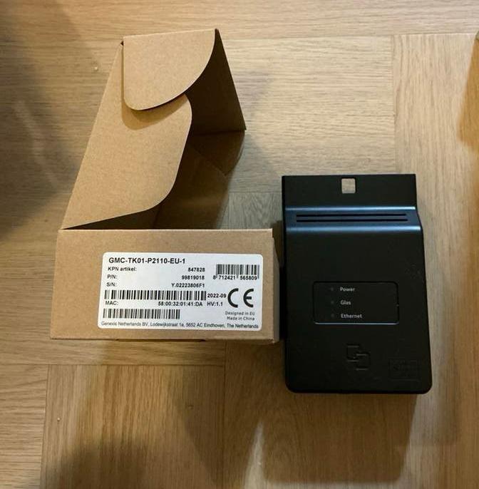 Genexis GMC-TK01 Glasvezel Converter / ONT - KPN, Ophalen, Gebruikt, Router