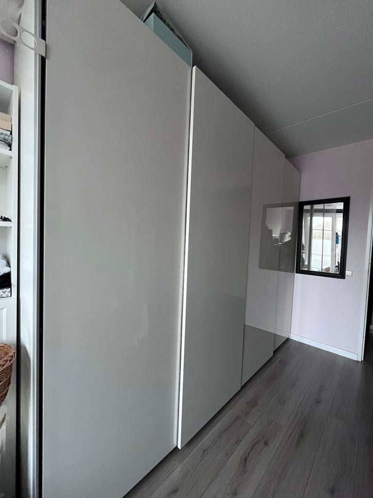 4 schuifdeuren Pax ikea, Ophalen, Gebruikt, Minder dan 25 cm, 200 cm of meer