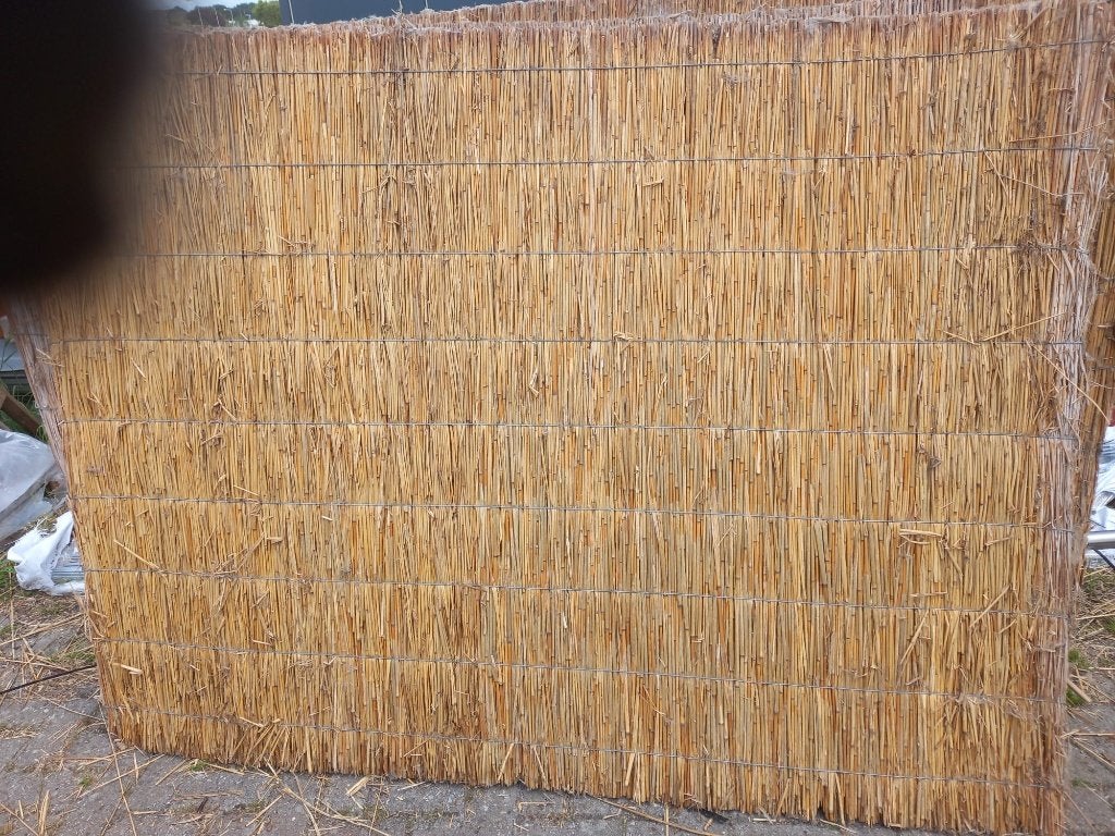Rieten scherm, Tuin en Terras, Ophalen, Overige materialen, Gebruikt, 200 cm of meer
