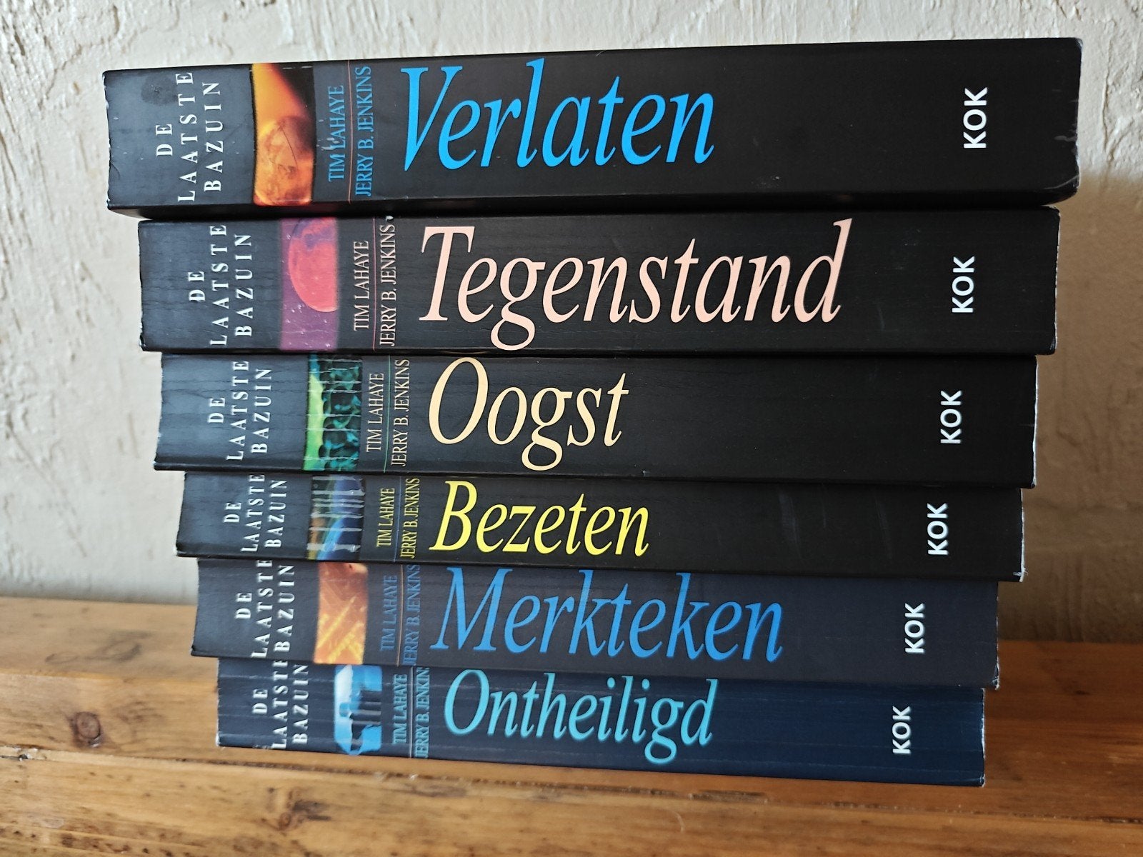 6 Delen van de serie: De laatste bazuin., Boeken, Ophalen of Verzenden, Gelezen