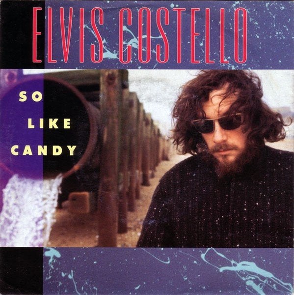 Elvis Costello – So Like Candy  (Vinyl/Single 7 Inch), Ophalen of Verzenden, Zo goed als nieuw, Pop