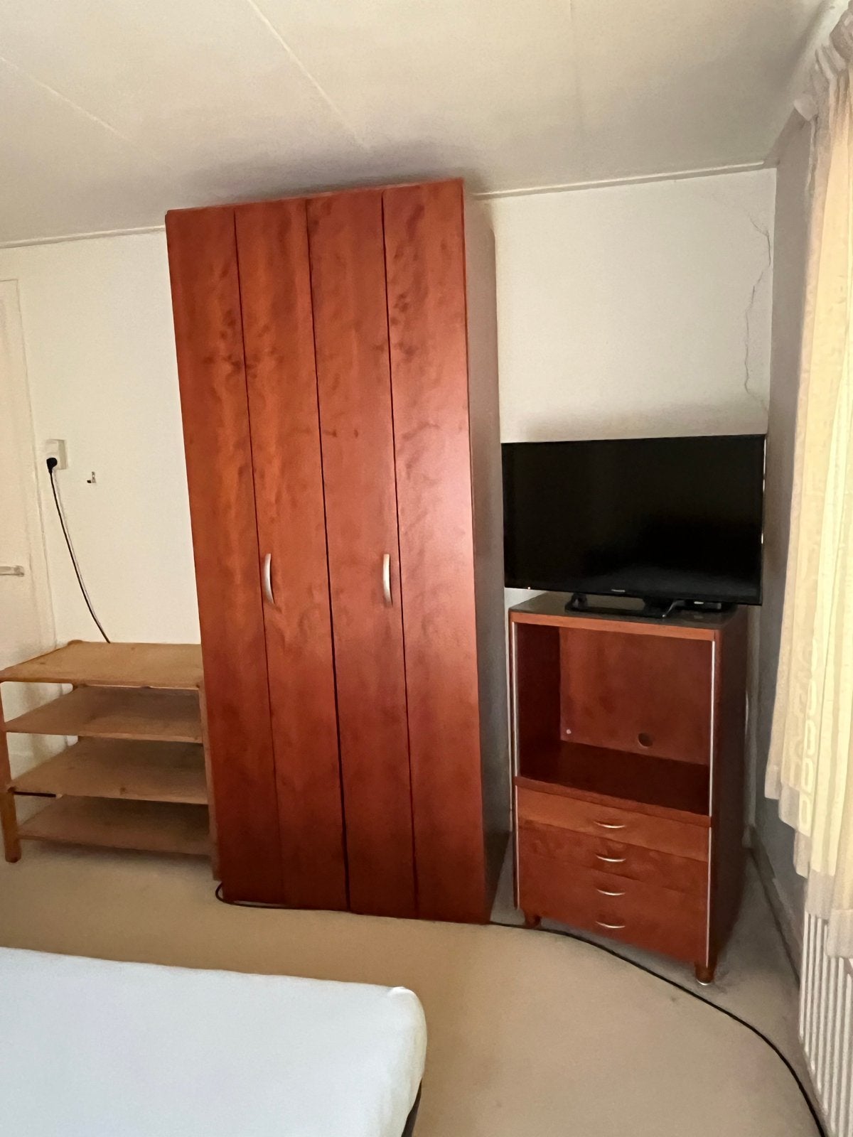 Complete slaapkamer interieur met waterbed-ombouw, Huis en Inrichting, Ophalen, Gebruikt, Tweepersoons