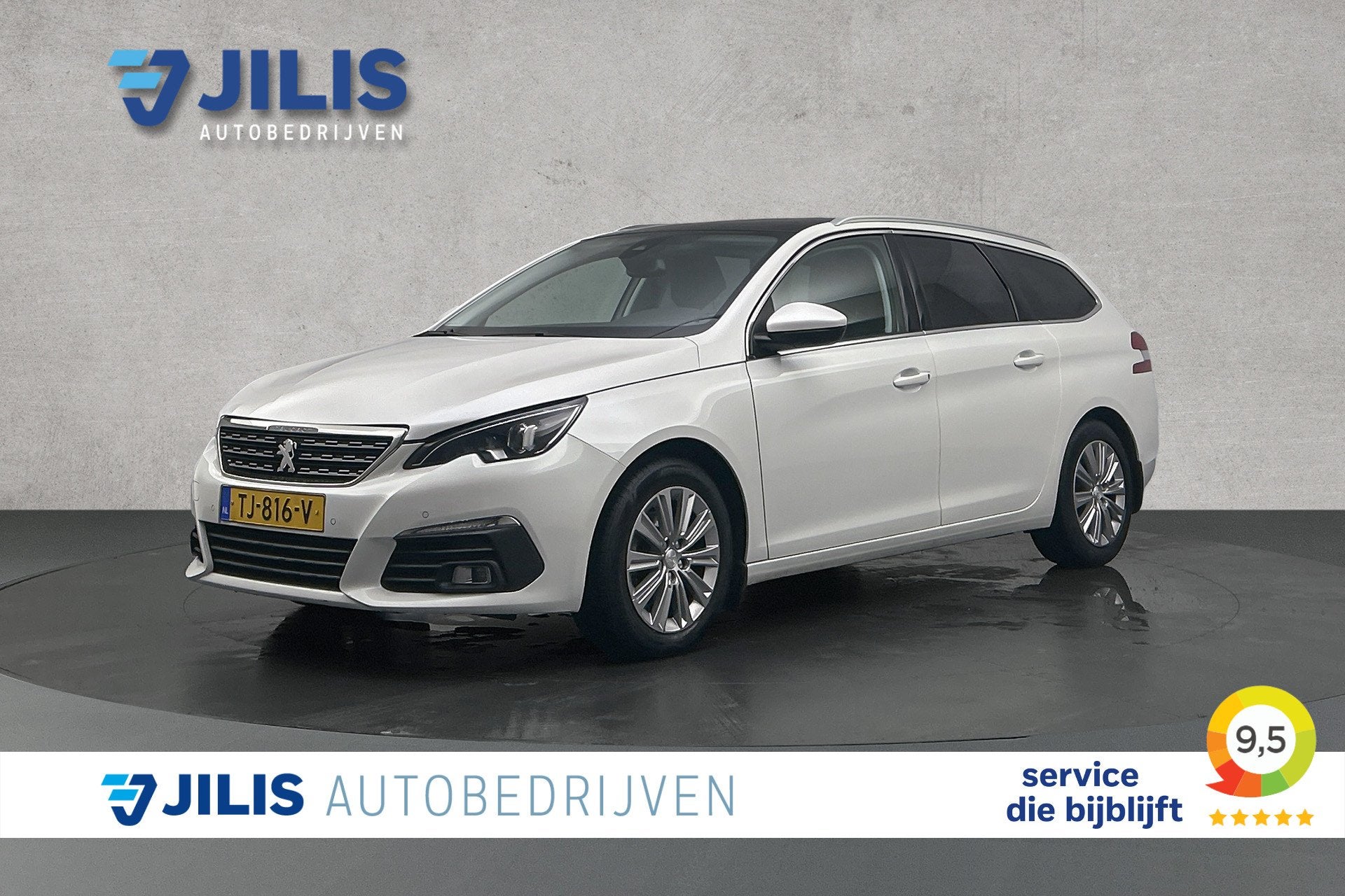 Peugeot 308 SW 1.2 PureTech Blue Lease Premium | Leder | LED, Auto's, Peugeot, Gebruikt, 1199 cc, Met garantie (alle), 635 kg
