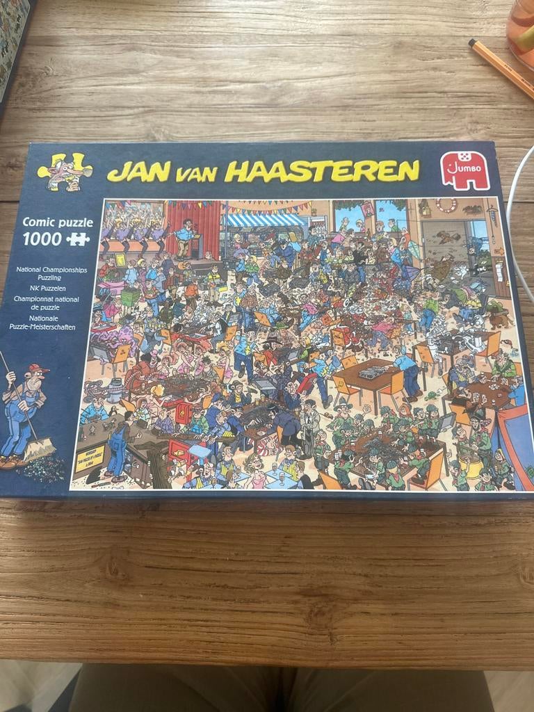 Jan van Haasteren NK Puzzelen 1000 stukjes, Ophalen, 500 t/m 1500 stukjes, Zo goed als nieuw, Legpuzzel