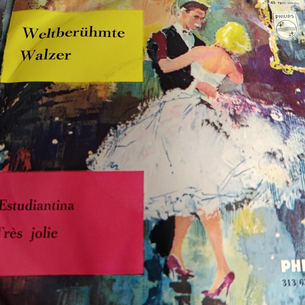 Philips single - Weltberühmte Walzer, Ophalen of Verzenden, Gebruikt, 7 inch