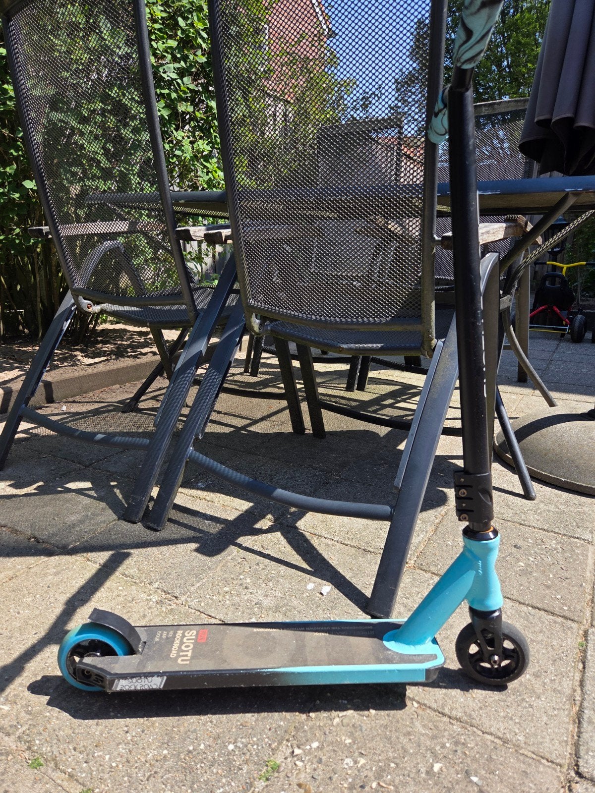 Suotu Scooter Stuntstep - Blauw/Zwart, Ophalen of Verzenden, Zo goed als nieuw, Gewone step, Suotu