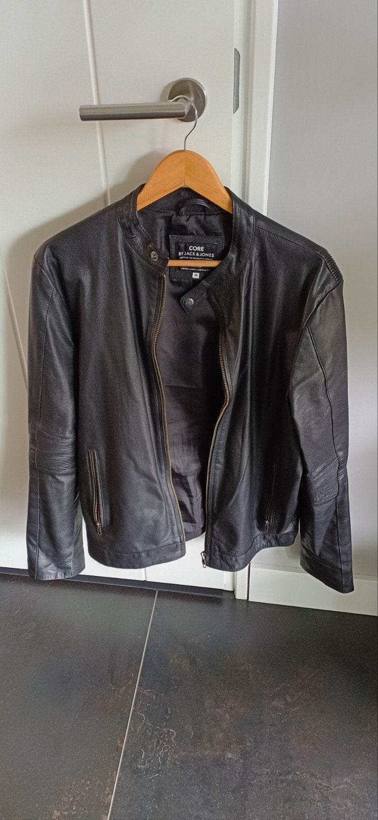 biker jack, Maat 48/50 (M), Zwart, Ophalen of Verzenden, Zo goed als nieuw