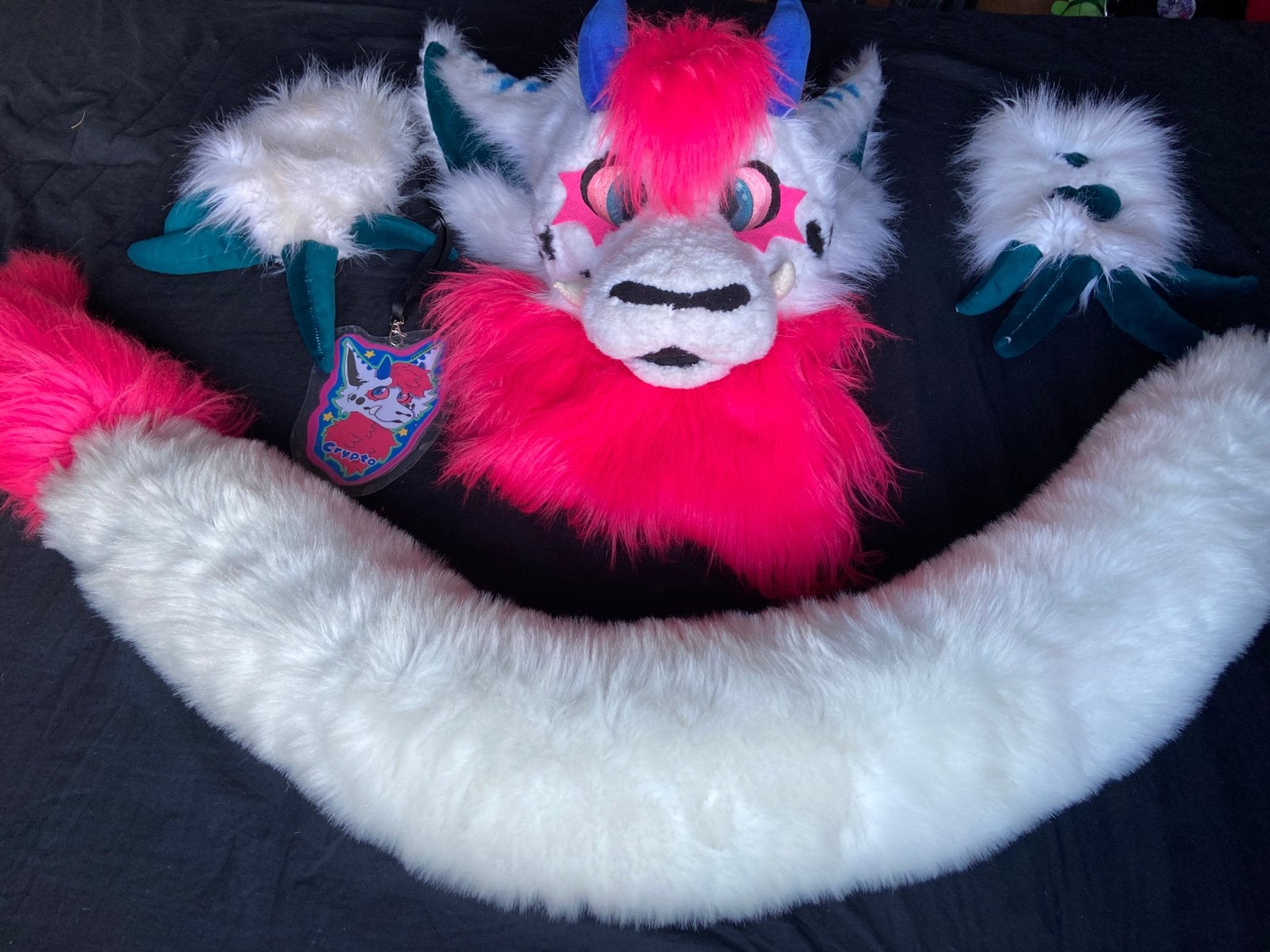 Fursuit partial, Ophalen of Verzenden, Gebruikt