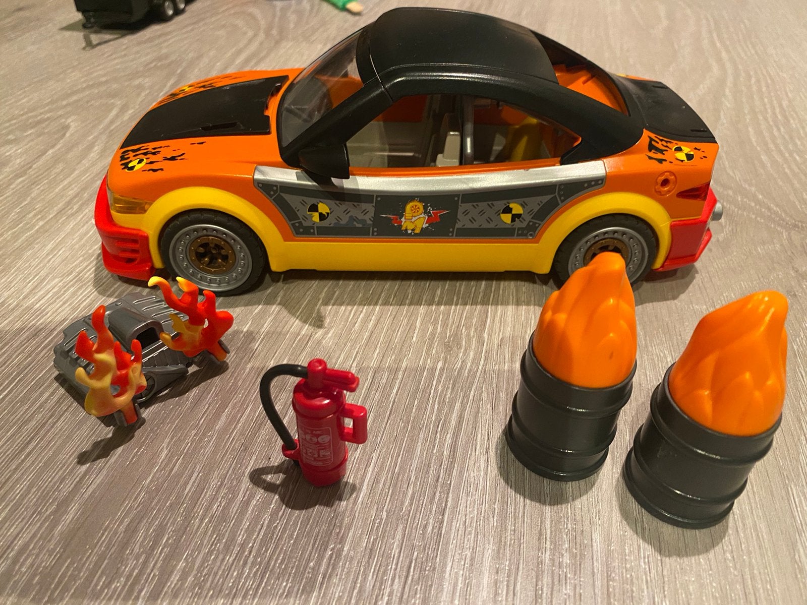 Playmobil race auto, Ophalen of Verzenden, Zo goed als nieuw