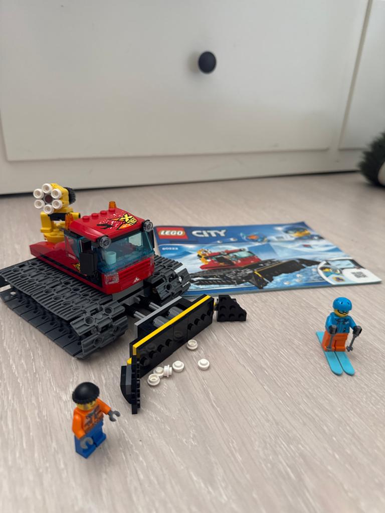 Lego City 60222 Snow Groomer met 2 minifiguren, City, Lego, Ophalen of Verzenden, Zo goed als nieuw