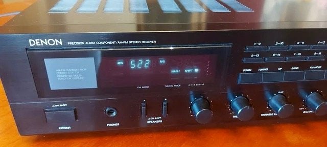 DENON DRA-25 stereo versterker met Phono, Denon, Ophalen of Verzenden, Zo goed als nieuw, 60 tot 120 watt