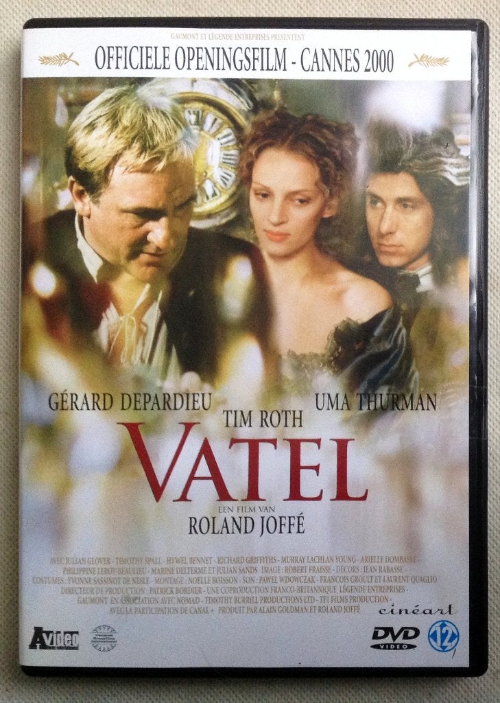 Vatel Roland Joffé Gérard Depardieu Uma Thurman Tim Roth, Verzenden, Historisch of Kostuumdrama, Nederlands, Vanaf 12 jaar