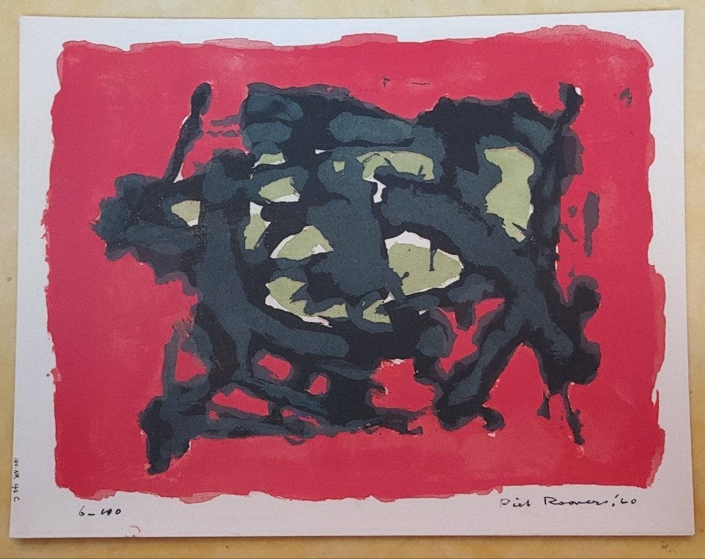 Piet Roovers 1924-1997 monotype 1960, Ophalen