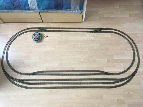 Fleischmann H0 treinbaan "5 sporen station", Hobby en Vrije tijd, Modeltreinen | H0, Gebruikt, Gelijkstroom, Fleischmann, Rails