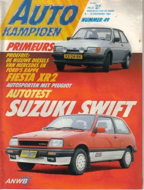 Autokampioen 49 1984 : Mercedes Benz W124 - Ford Fiesta XR2, Ophalen of Verzenden, Gelezen, Algemeen