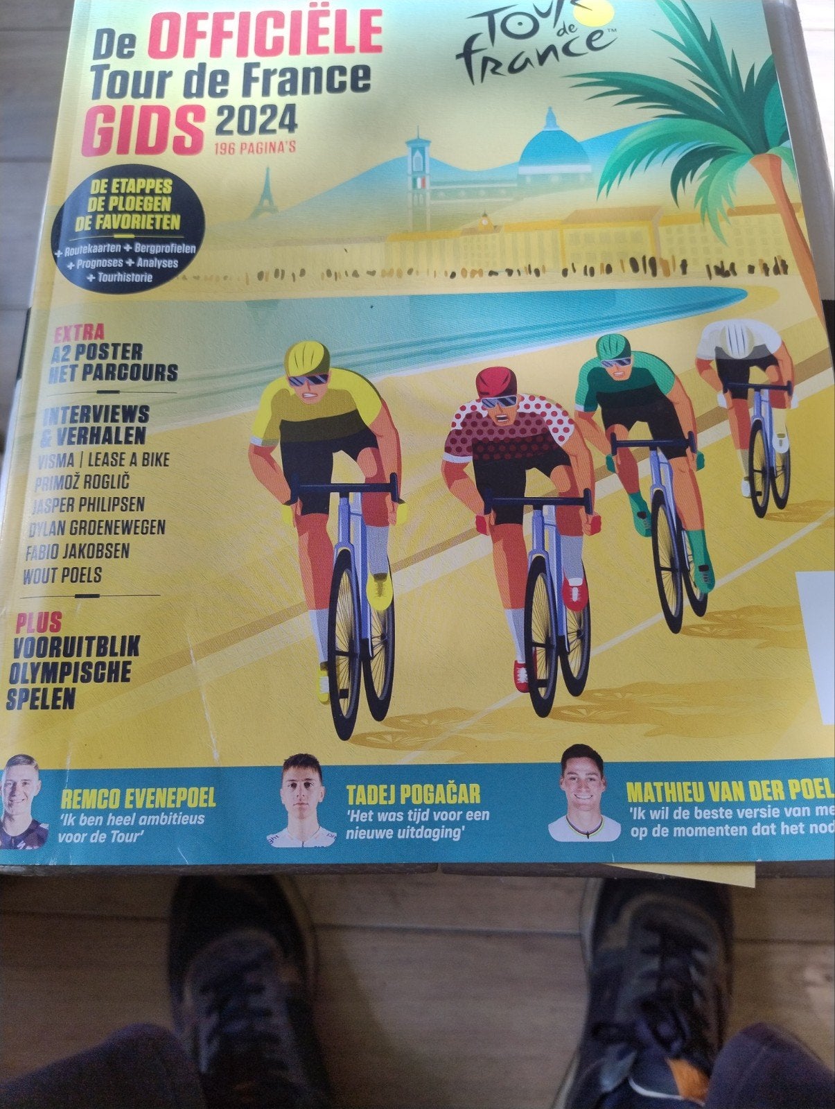 Officiële Tour de France Gids 2024 en 2026 Wielrennen, Ophalen of Verzenden, Nieuw, Lopen en Fietsen
