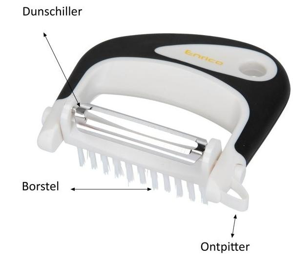 Enrico - Multi peeler Dunschiller 3 in 1- nieuw, Ophalen of Verzenden