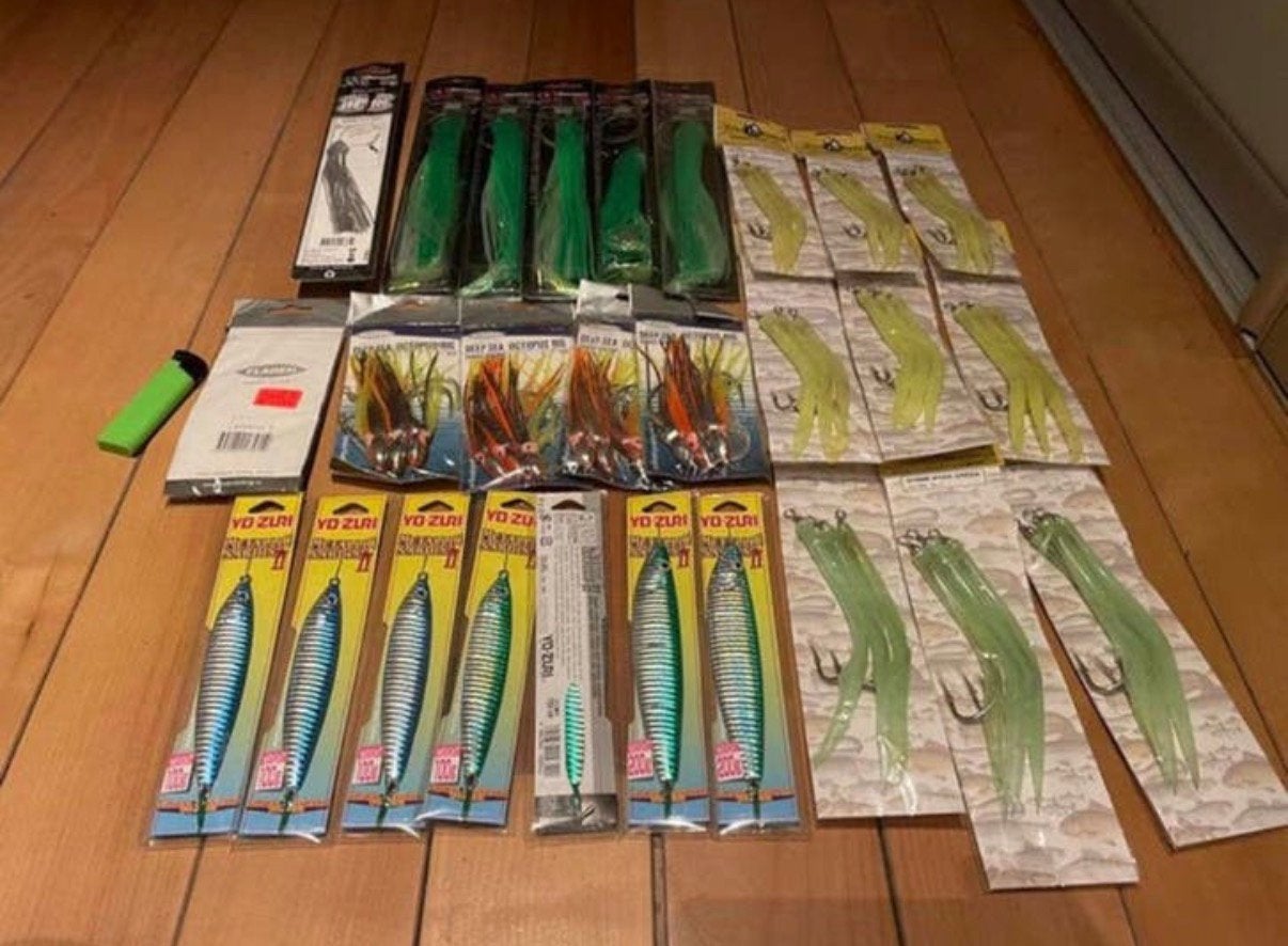 Noorwegen kunstaas pakket, Pilkers, Gummi Makk, Oktupus Rig, Ophalen of Verzenden, Zo goed als nieuw, Overige typen