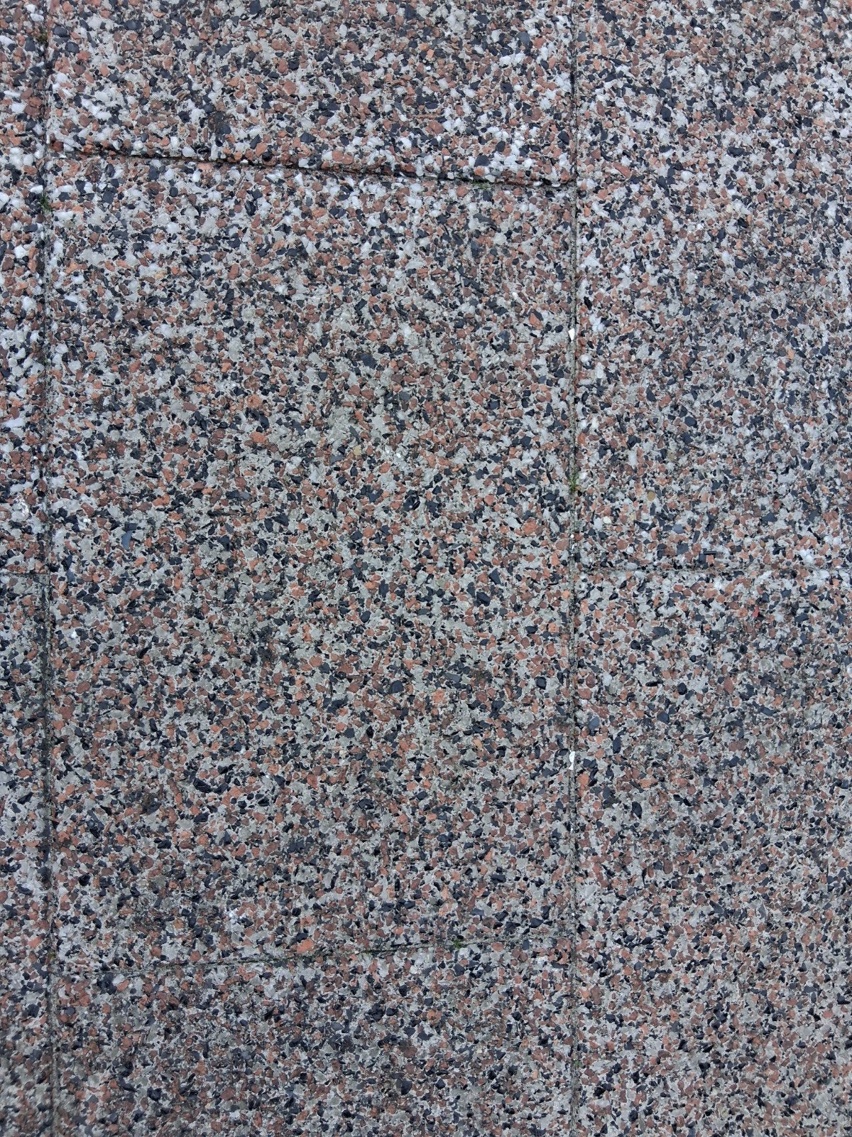 Rood/zwart genuanceerde grindtegels 40x60x5cm (140 stuks), Ophalen
