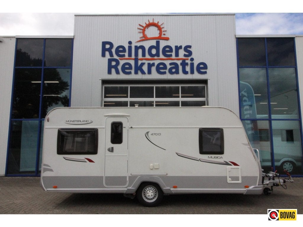 LMC Musica 470 D Mover Voortent Fietsenrek, Rondzit, Bedrijf, 4 tot 5 meter, LMC en Münsterland