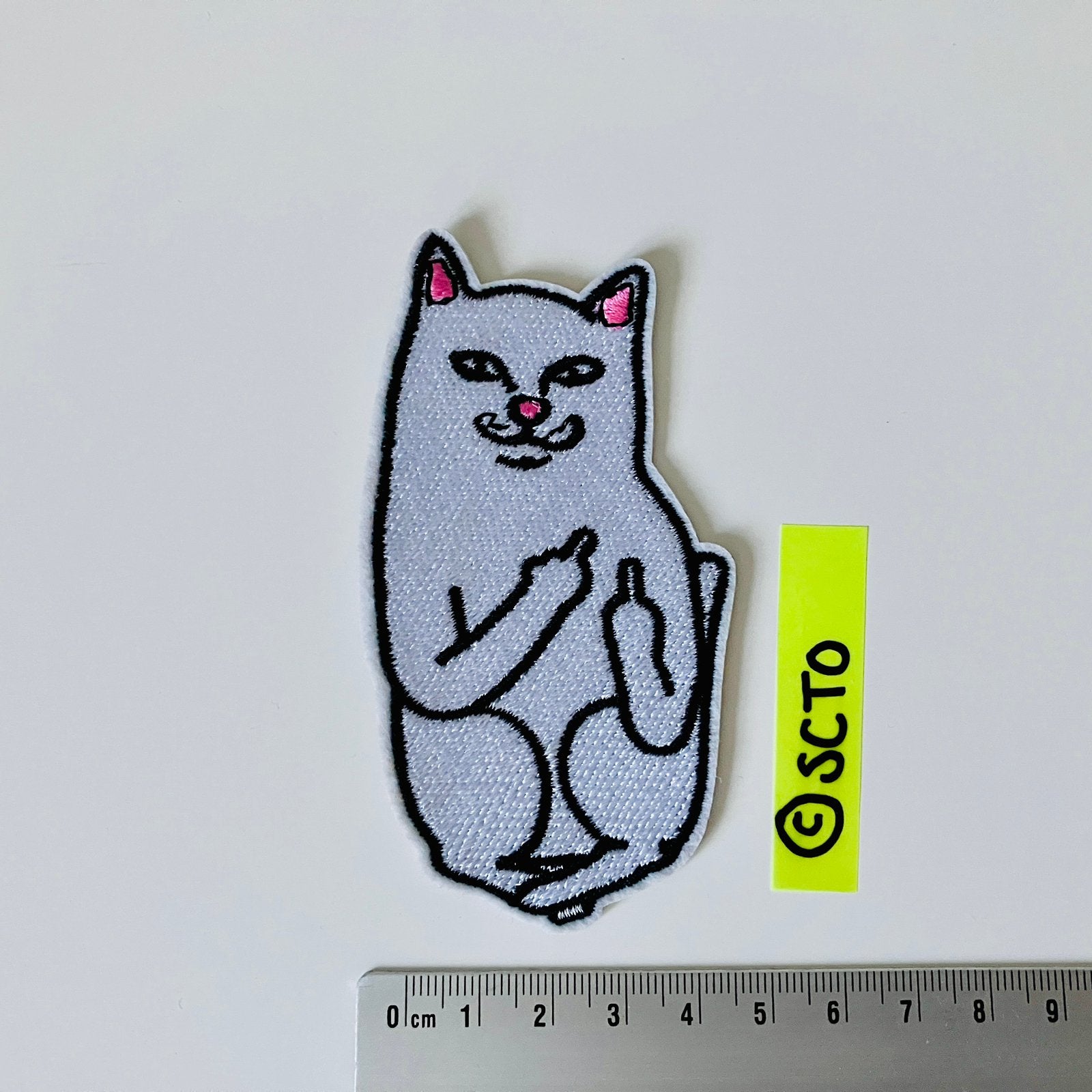 SALE Ripndip Lord Nermal skate strijk applicatie iron patch, Ophalen of Verzenden, Nieuw, Overige typen