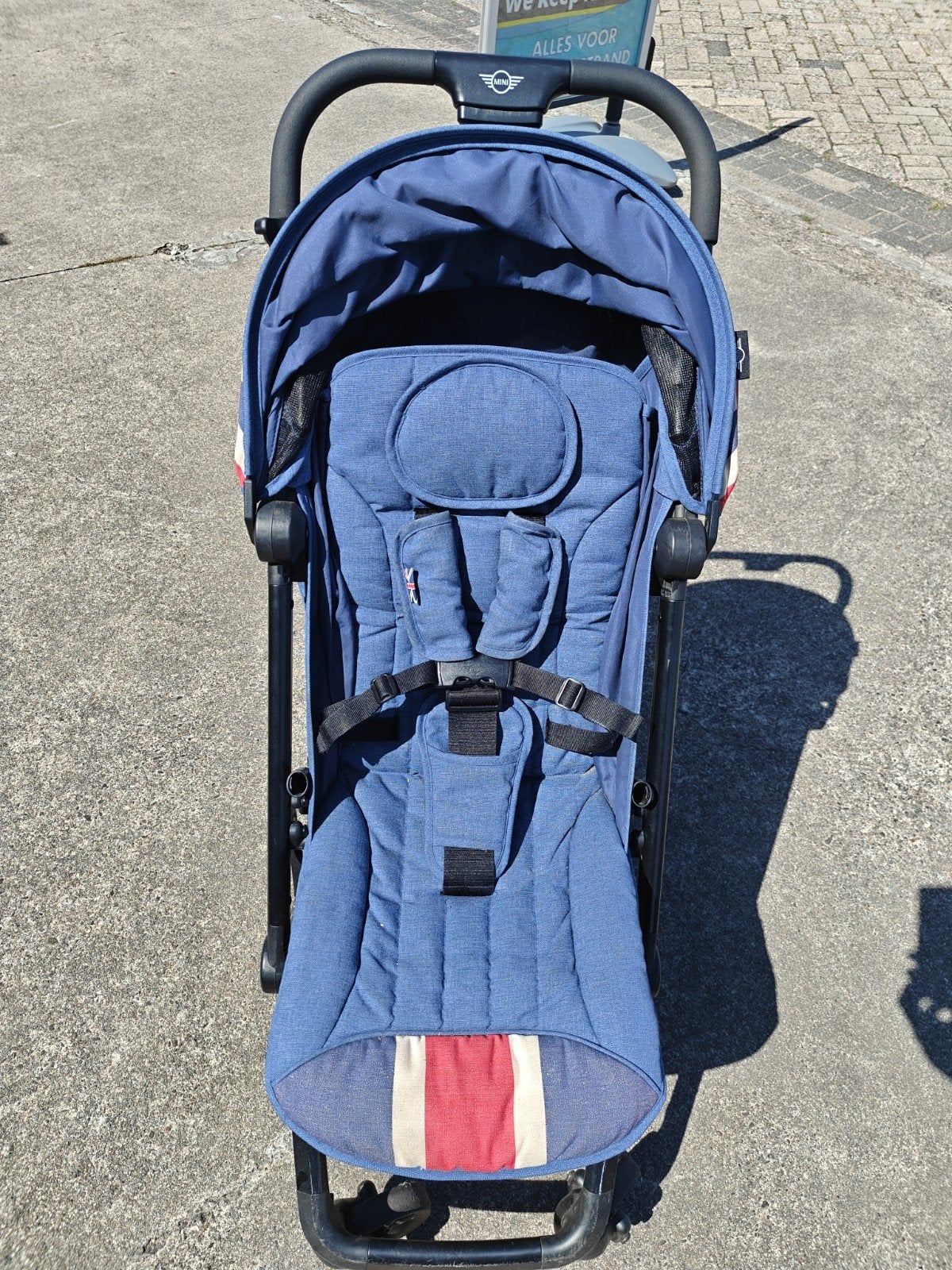 Mini by Easywalker Buggy Union Jack, Ophalen, Gebruikt, Overige merken, Verstelbare rugleuning