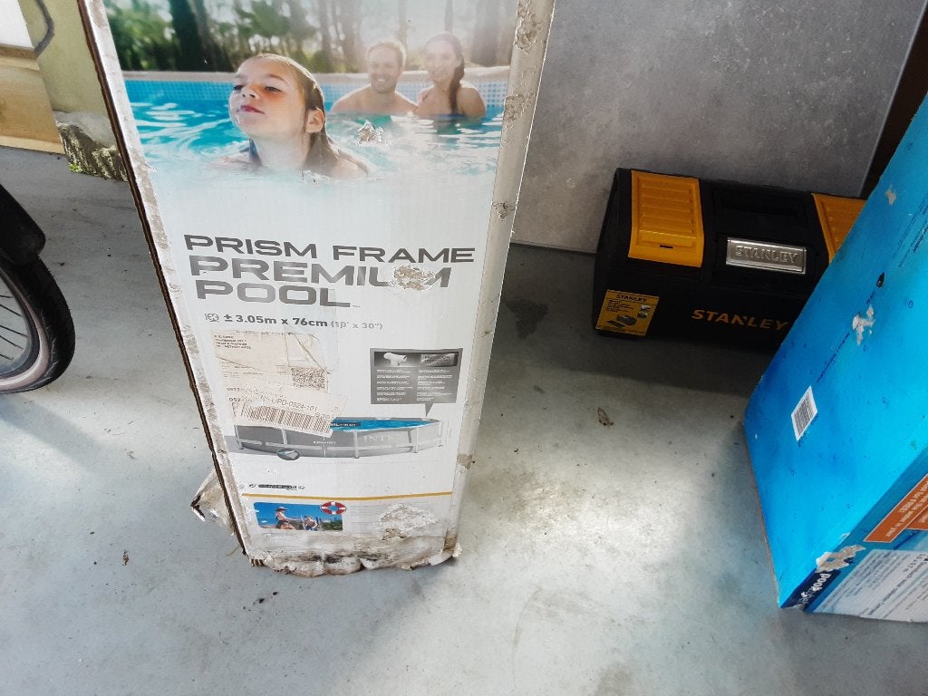 Intex zwembad compleet zoutwater systeem, Tuin en Terras, Zwembad-toebehoren, Ophalen, Zo goed als nieuw