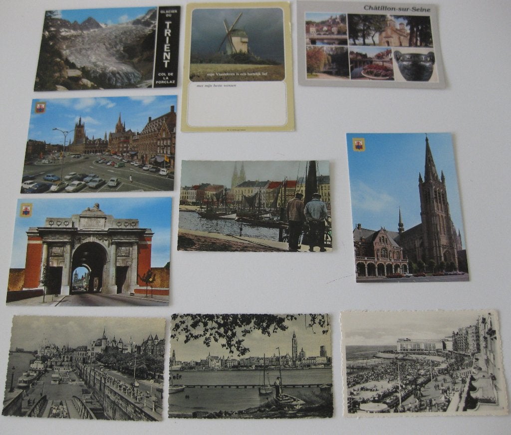 Ansichtkaarten / Verzamelkaarten België 10 stuks, Ophalen of Verzenden