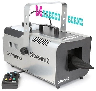 Snow machine, Sneeuwmachine, Snow effect 1800 watt, Nieuw, Info@marbeco.nl, BeamZ, Licht