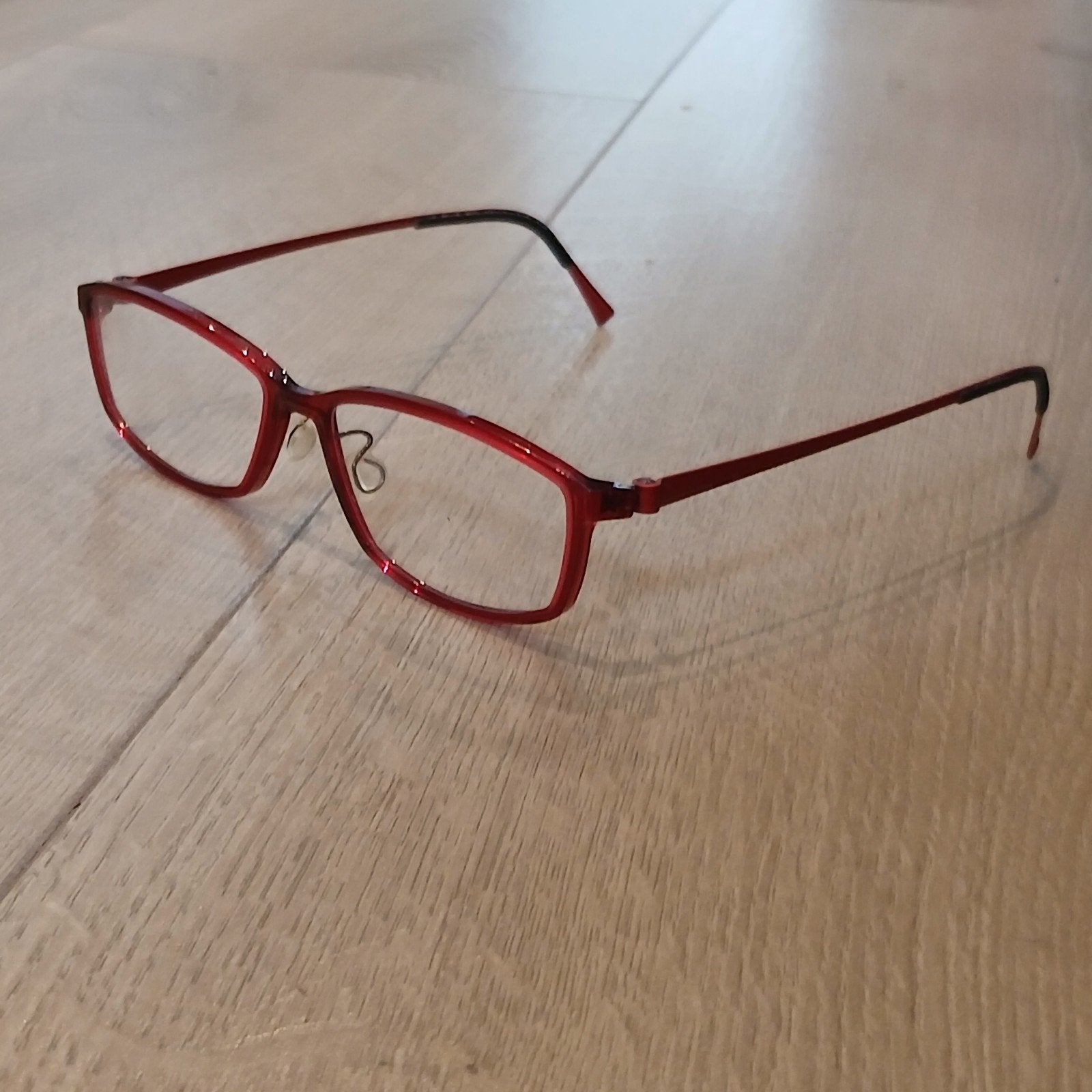 Authentic Lindberg Acetanium 1035 Red Eyeglasses Frames, Sieraden, Tassen en Uiterlijk, Zonnebrillen en Brillen | Dames, Ophalen of Verzenden