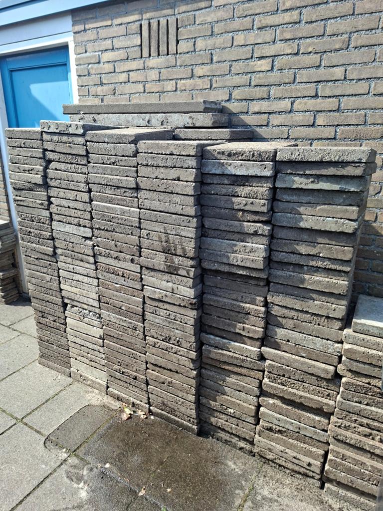 Gratis 30x30 tegels, Tuin en Terras, Ophalen