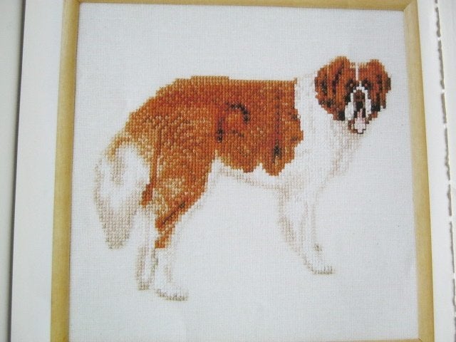 Borduurpatroon  Hond Sint Bernhard  nr 9670 do, Verzenden, Nieuw, Handborduren, Patroon