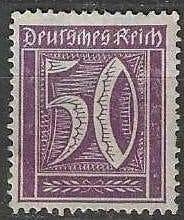 Duitsland 1921-1922 - Yvert 144 - Deutsches Reich (ST), Postzegels en Munten, Verzenden, Duitse Keizerrijk, Gestempeld