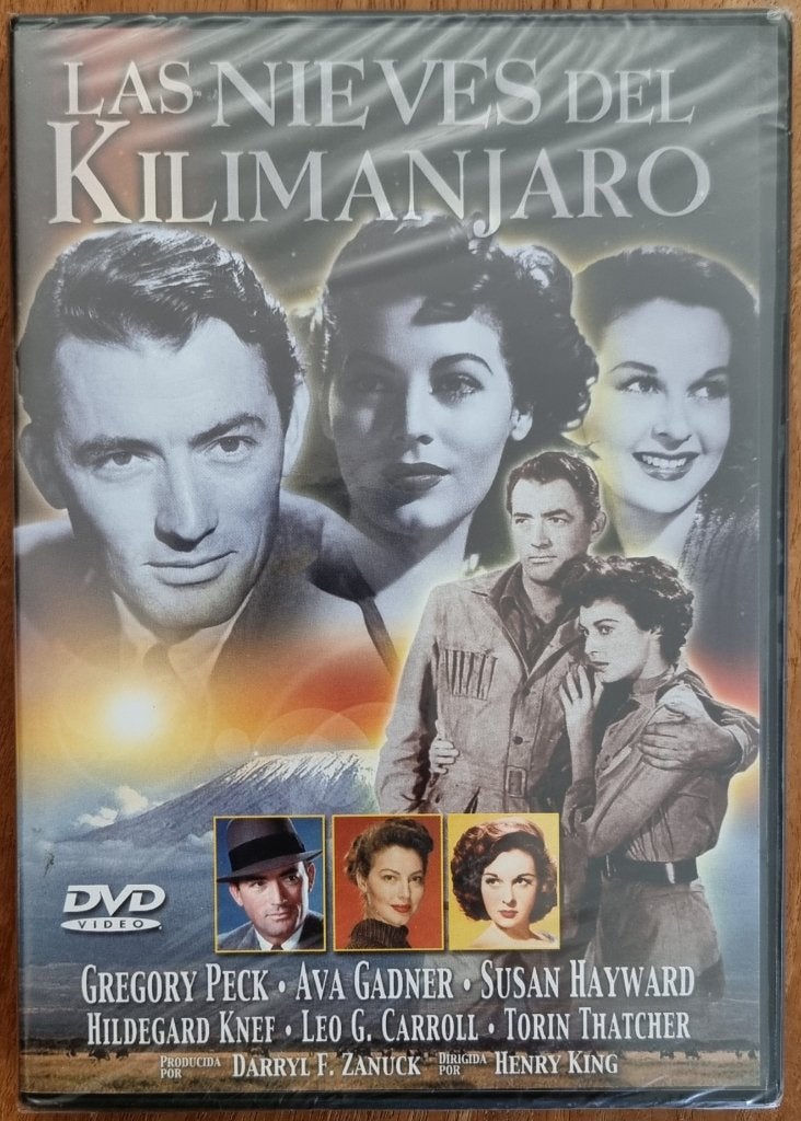 DVD Las nieves del Kilimanjaro - Gregory Peck e.a. - NIEUW, Alle leeftijden, Overige genres, Ophalen of Verzenden, 1940 tot 1960