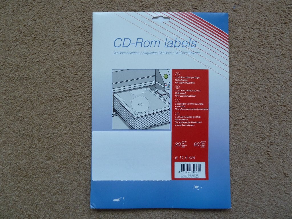 CD-Rom labels, Ophalen of Verzenden, Overige typen