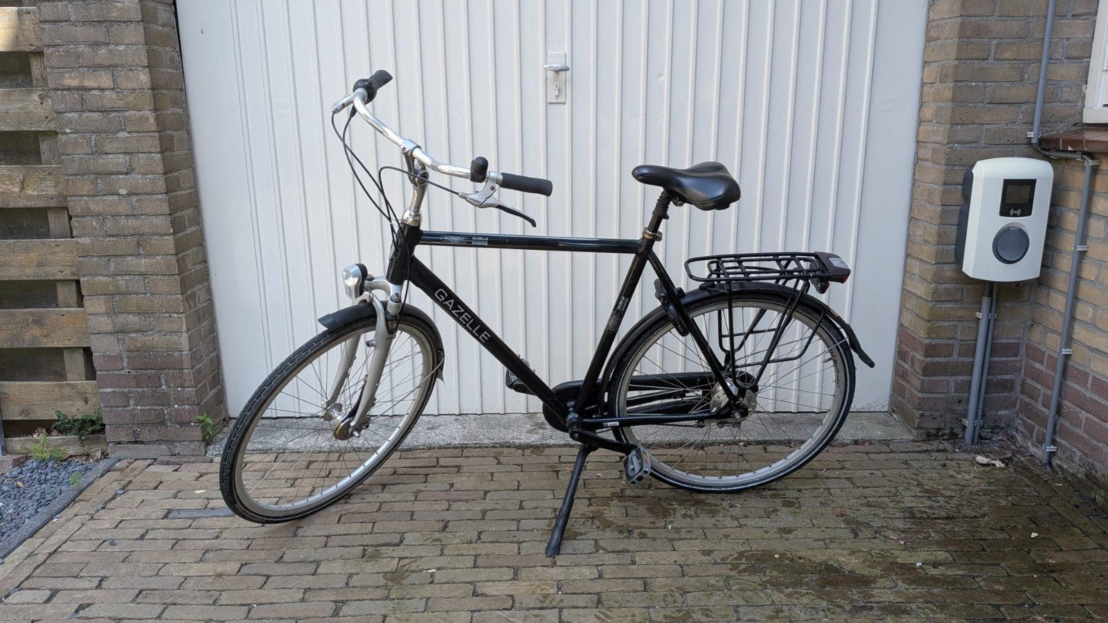 Gazelle Paris Herenfiets - Framemaat 60 - Zwart, Fietsen en Brommers, Fietsen | Heren | Herenfietsen, Ophalen, Gebruikt, Versnellingen