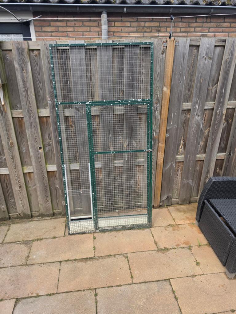 Deurpaneel 180x88, Dieren en Toebehoren, Ophalen, Gebruikt, Aluminium, Volière