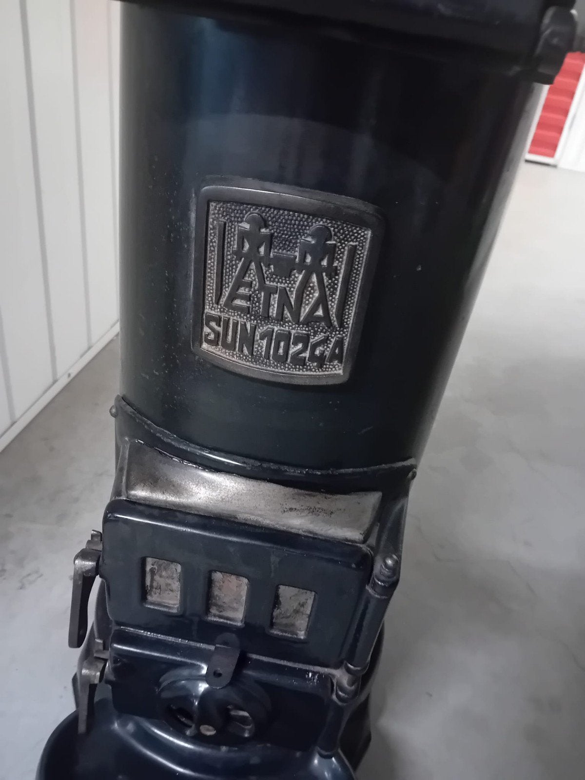 Antieke Allesbrander Kachel ATNA SUN102CA uit 1945, Gebruikt, Overige brandstoffen, Ophalen of Verzenden, Vrijstaand