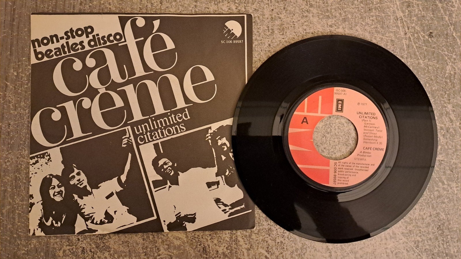 Cafe creme  - non stop beatles disco, Fotohoes, Ophalen of Verzenden, Gebruikt, Pop
