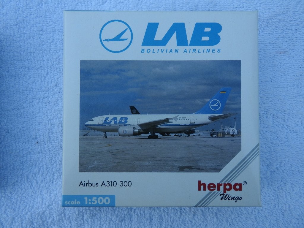 LAB Bolivian Airlines A310-300 1:500, Ophalen of Verzenden, Nieuw, Schaalmodel