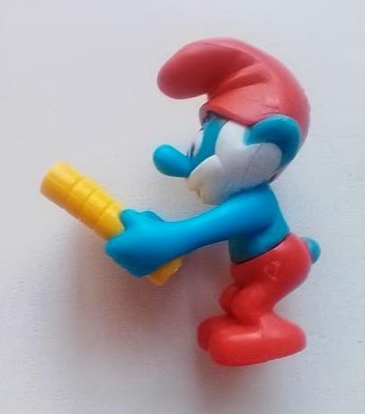 Grote smurf met geel boek, Verzamelen, Smurfen, Ophalen of Verzenden, Zo goed als nieuw, Grote Smurf, Poppetje, Figuurtje of Knuffel