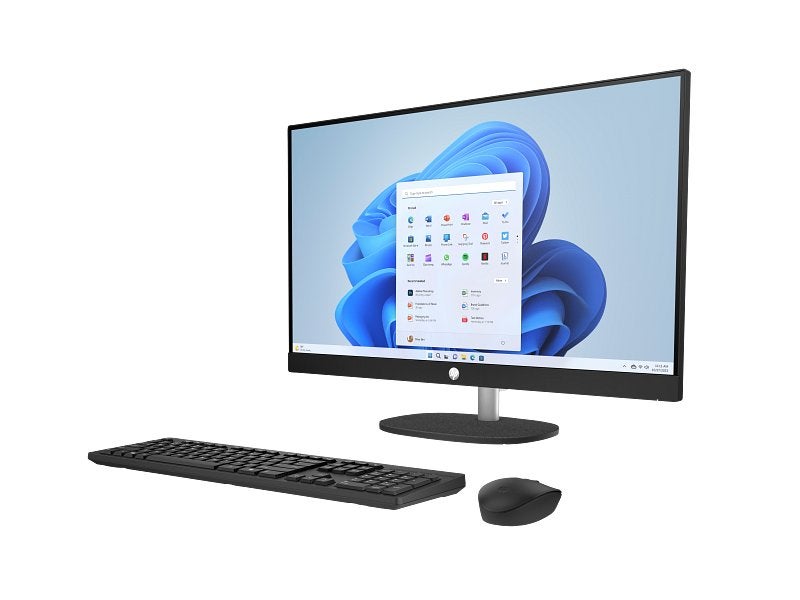 HP 23.8 inch All in one Desktop PC, Hp, HDD, Qwerty, .