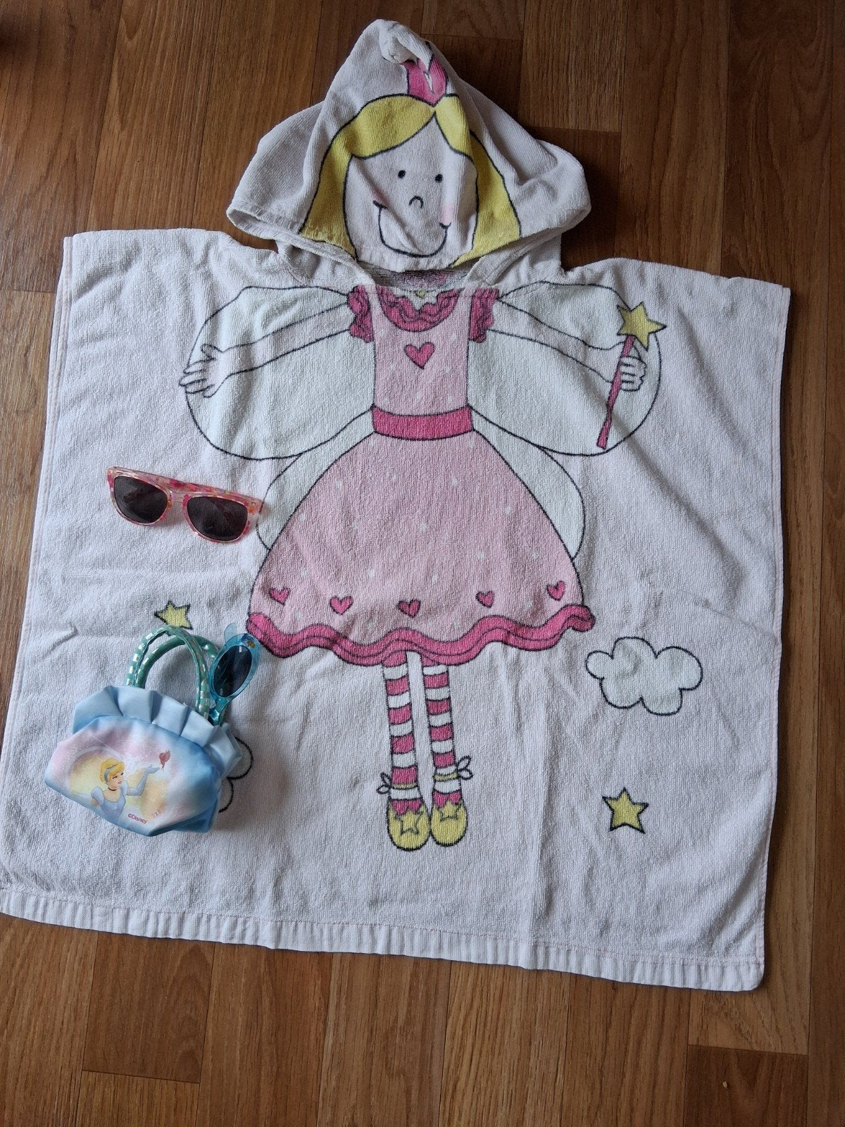 Badcape Prinsesje, Ophalen, One size, Jongen of Meisje, Badponcho