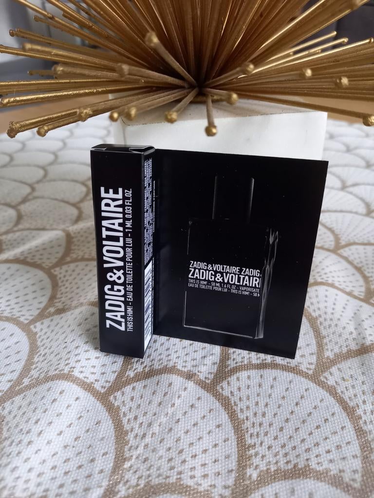 Proefje This is him van Zadig & Voltaire, Sieraden, Tassen en Uiterlijk, Uiterlijk | Parfum, Ophalen of Verzenden, Nieuw