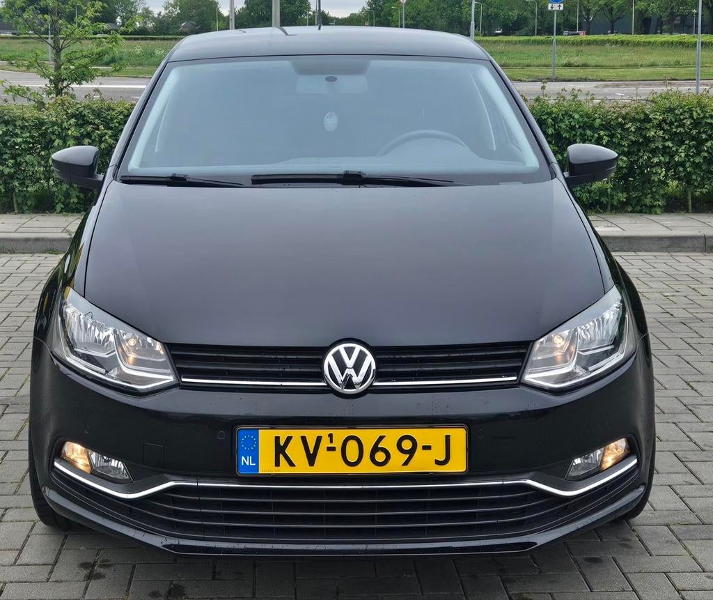 Volkswagen Polo 1.4 TDI 66KW BMT 2016 Zwart, Auto's, Voorwielaandrijving, 1051 kg, Zwart, Origineel Nederlands