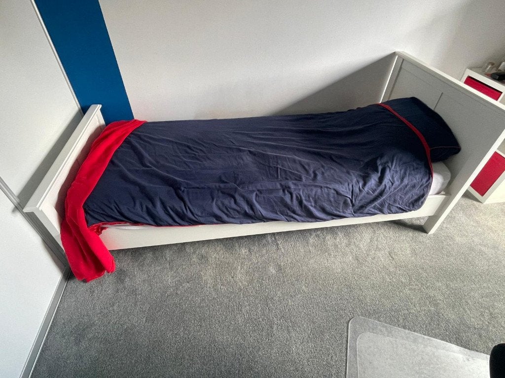 Beter Bed 220x90cm, Huis en Inrichting, Slaapkamer | Bedden, Ophalen, Gebruikt, 90 cm, Eenpersoons