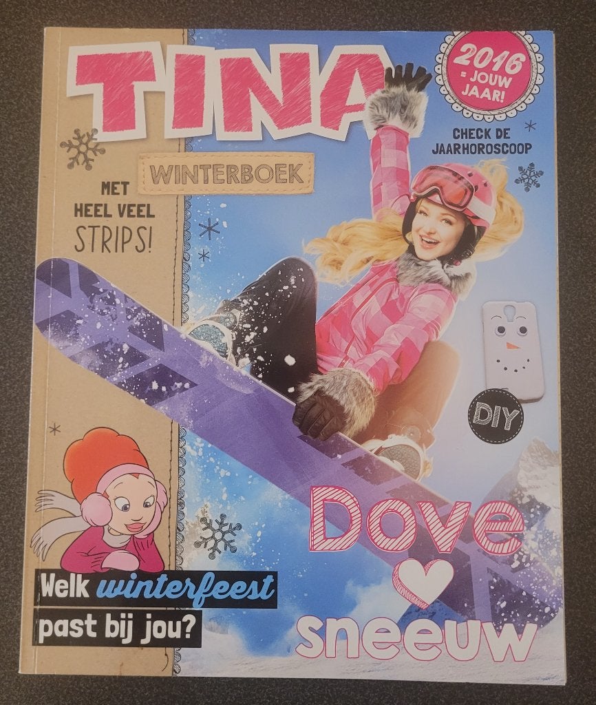 Tina winterboek strip stripverhaal meerdere tina's meiden, Eén stripboek, Ophalen of Verzenden, Zo goed als nieuw