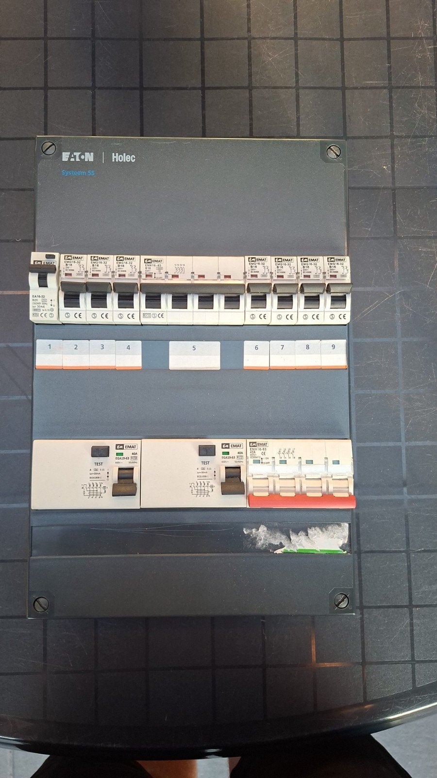 Eaton Holec Groepenkast met Emat componenten, Ophalen of Verzenden