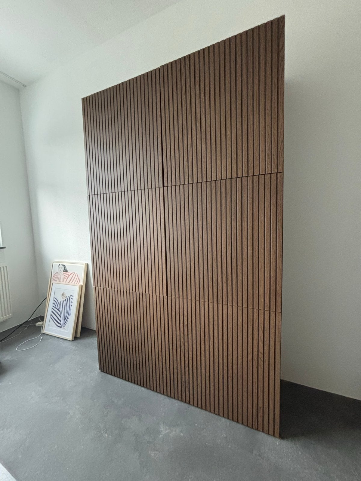 IKEA BESTÅ Opberger met deuren, zwartbruin eiken, Ophalen, 100 tot 150 cm, Eikenhout, Zo goed als nieuw